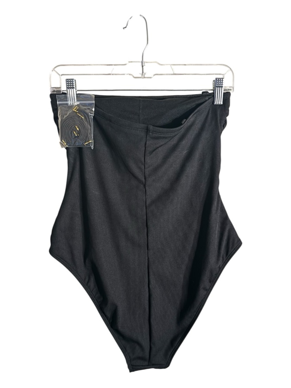 Strapless Black One-Piece Swimsuit - Picture 3 of 3